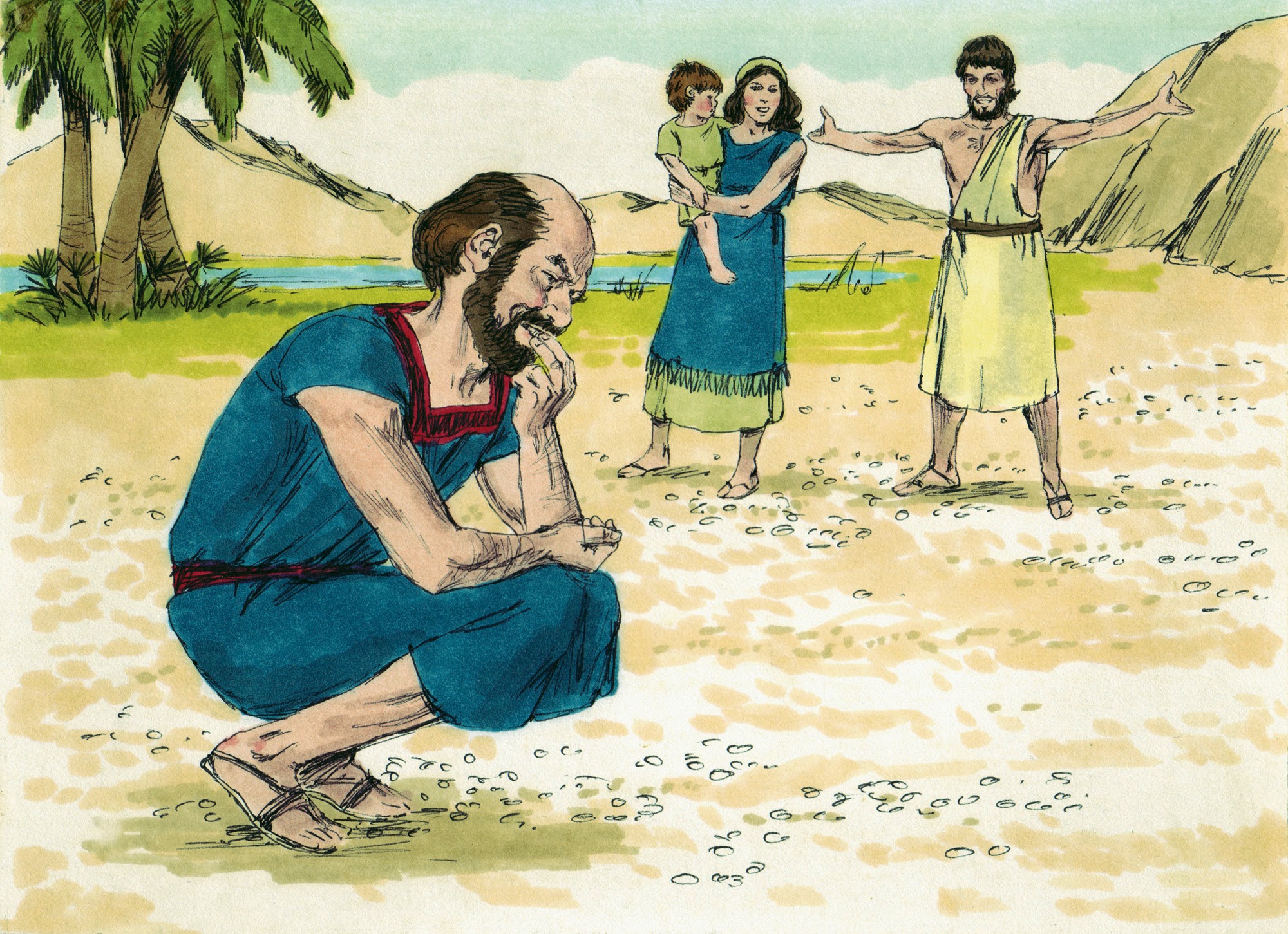 Moses Manna And Quail To Eat Bible Fun For Kids